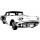 Wandtattoo Auto Ford Thunderbird 1959