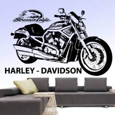 Wandtattoo Harley Davidson Screamin Eagle